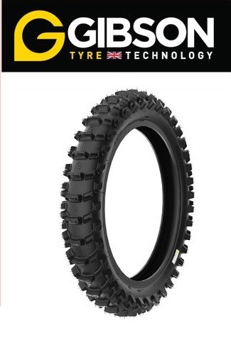 Pneu moto cross 120/80-19 TT arrière Gibson MX 1.1 enduro N.H.S
