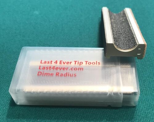 Last4Ever Pool Cue Maintinence Tip Tool - Professional Shape & Sand Dime Radius - Picture 2 of 3