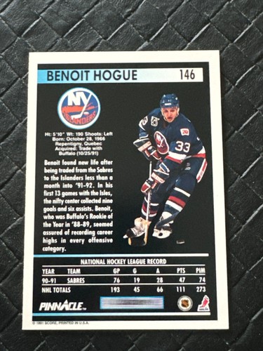 1991-92 Pinnacle Hockey Trading Cards Complete Your Set U Pick 1/2 - Picture 295 of 423