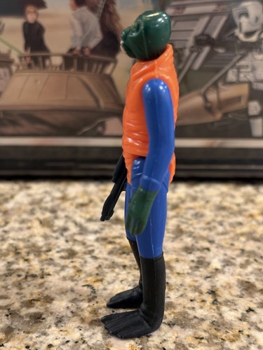 1978 VINTAGE KENNER STAR WARS - WALRUS MAN - PINK TUSKS W/E-11 BLASTER PISTOL #3 - Picture 2 of 16