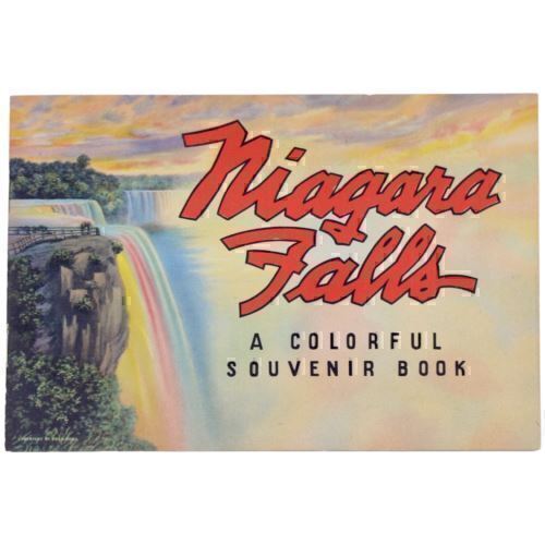 Niagara Falls Human Sacrifice Nude Art Winter Snow Scenes 1940s Vintage Souvenir - Picture 3 of 20