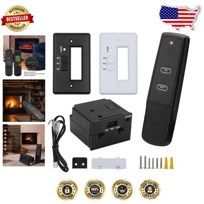 Ergonomic Gas Fireplace Remote Control - Compatible with Skytech & Majestic
