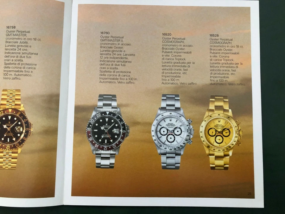 ROLEX 1988 catalogo italia OYSTER COSMOGRAPH DAYTONA catalogue libro book press - Immagine 4 di 4