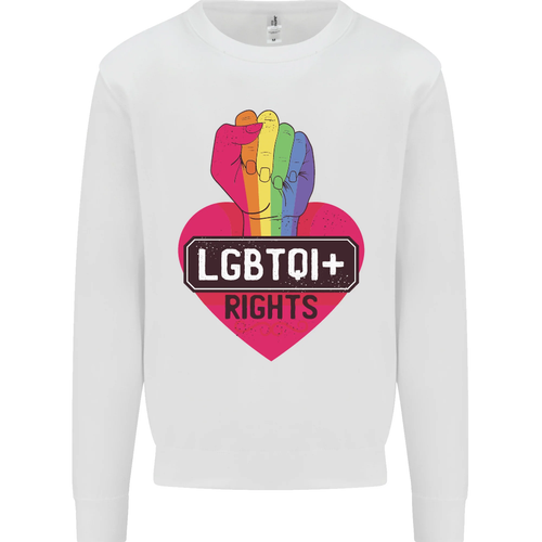 LGBTQI + Rights Gay Pride Awareness LGBT Kids Sweatshirt Sweater - Picture 21 of 97