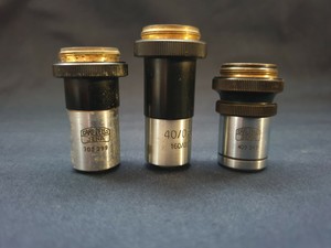 lot-vintage-Carl-Zeiss-Jena-Aus-Jena-microscope-eyepiece-3-pcs
