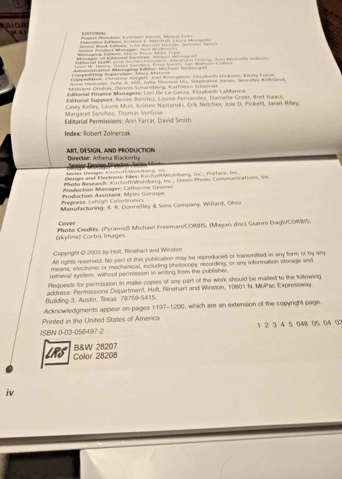 Holt Literature and Language ~ Large Print for the low vision, Hardcover - Image 3 of 4