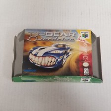 TOP GEAR OVERDRIVE BOX ONLY NINTENDO 64 N64 - AUTHENTIC NO GAME / MANUAL