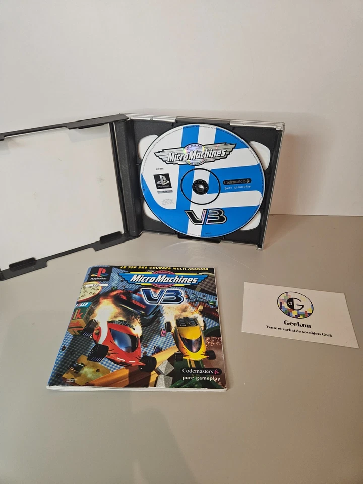 Micro Machines V3 PS1 Complet PAL FR - Photo 3/4