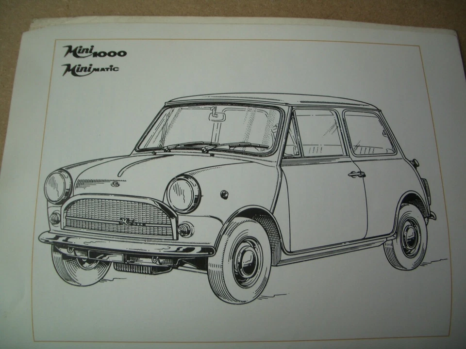 INNOCENTI MINI 1000-1001- MINI MATIC- MINI T - LIBRETTO USO E MANUTENZIONE ORIG. - Immagine 3 di 4