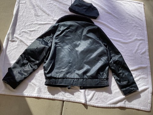 Vintage 1970s/ 80s Sabas East Bakerfield size 44L outerwear jacket W/ fur collar - Picture 4 of 6