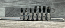 SNAP-ON 7 PC 3/8" DRIVE TORX BIT STANDARD SOCKET SET (A1D005477)