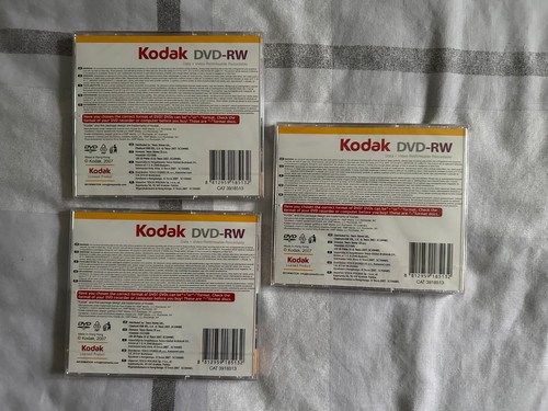 JOB LOT of 23 x NEW/UNUSED VERBATIM & KODAK DVD+RW 4.7GB REWRITABLE BLANK DISCS - Afbeelding 2 van 4