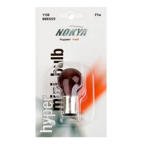 Nokya 1156 P21W Nok5222 21W Red Two Bulbs Rear Turn Signal Light Replacement - Picture 3 of 9