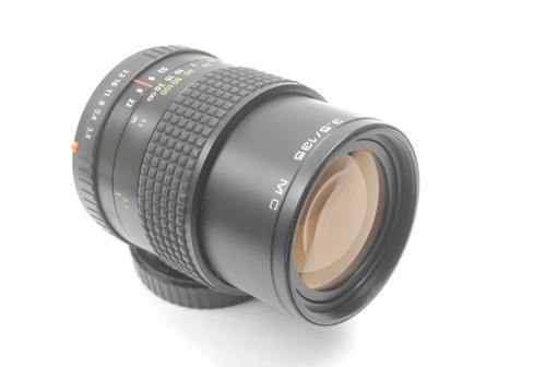 Praktica B fit Carl Zeiss Jena 135mm f3.5 Prakticar (Sonnar) MC lens VGC  - Picture 1 of 8