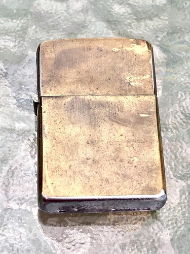 VINTAGE ZIPPO 1958 PAT #2517191 Lighter In Brass Tone - Picture 8 of 11
