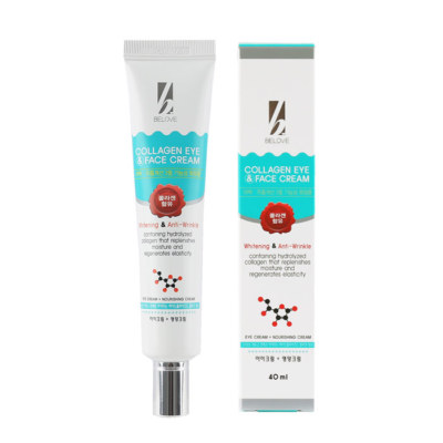 BELOVE Collagen Eye & Face Cream 40ml / 1.35 fl oz FREE STANDARD SHIPPING