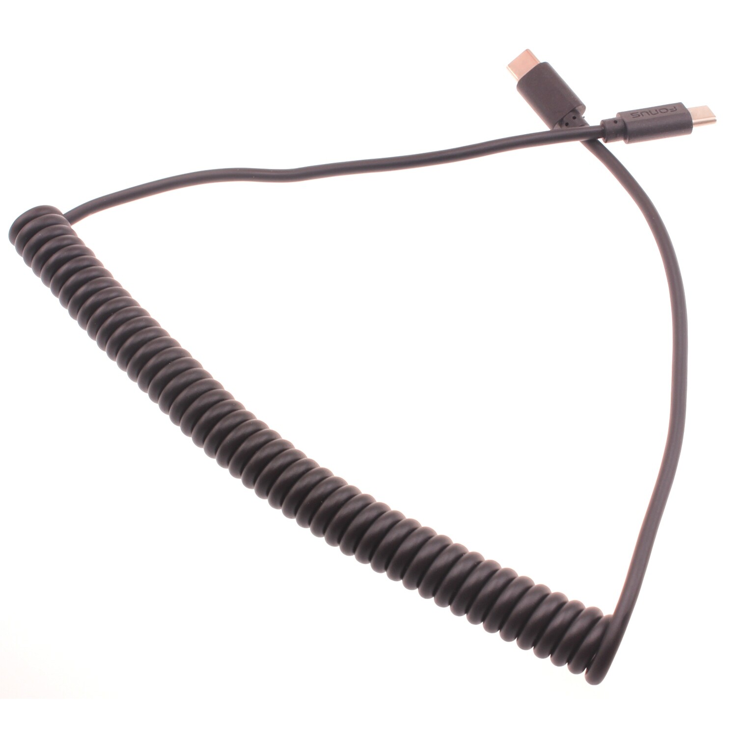Galaxy S20 S21 S23 FE USB-C to Type-C Coiled Fast Charging Cable Power Cord