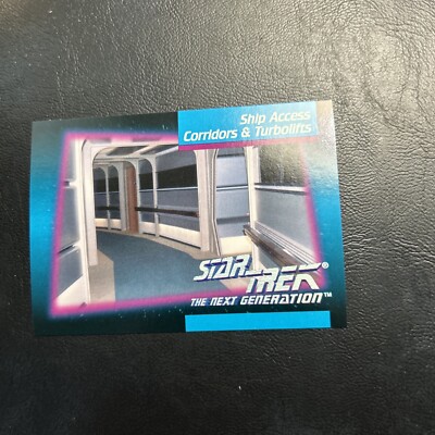 Jb101d Star Trek The Next Generation 1992 #064 Uss Enterprise Turbo Lift