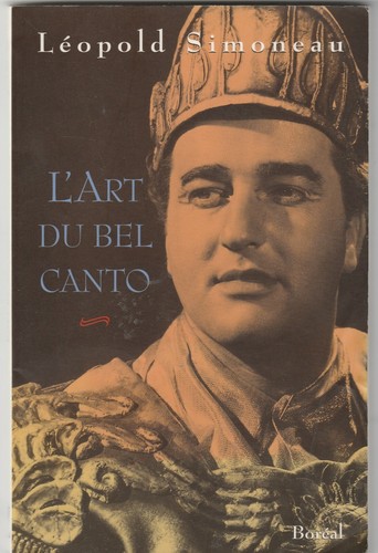 L'art du Bel Canto by Leopold Simoneau 1995, French Language - 第 1/2 張圖片