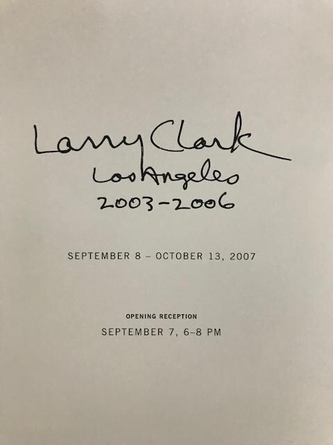 \"Los Angeles 2003-2006\" Larry Clark ポスター Los Angeles 2003-2006