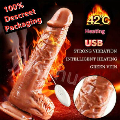 7.5in Realistic Thrusting Dildo Vibrator Anal Clit G-Spot Massager Women  Sex Toy | eBay