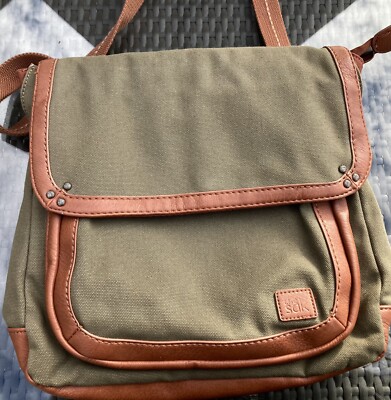 The Sak Tibourn Olive & Brown Convetible Backpack NWOT | eBay