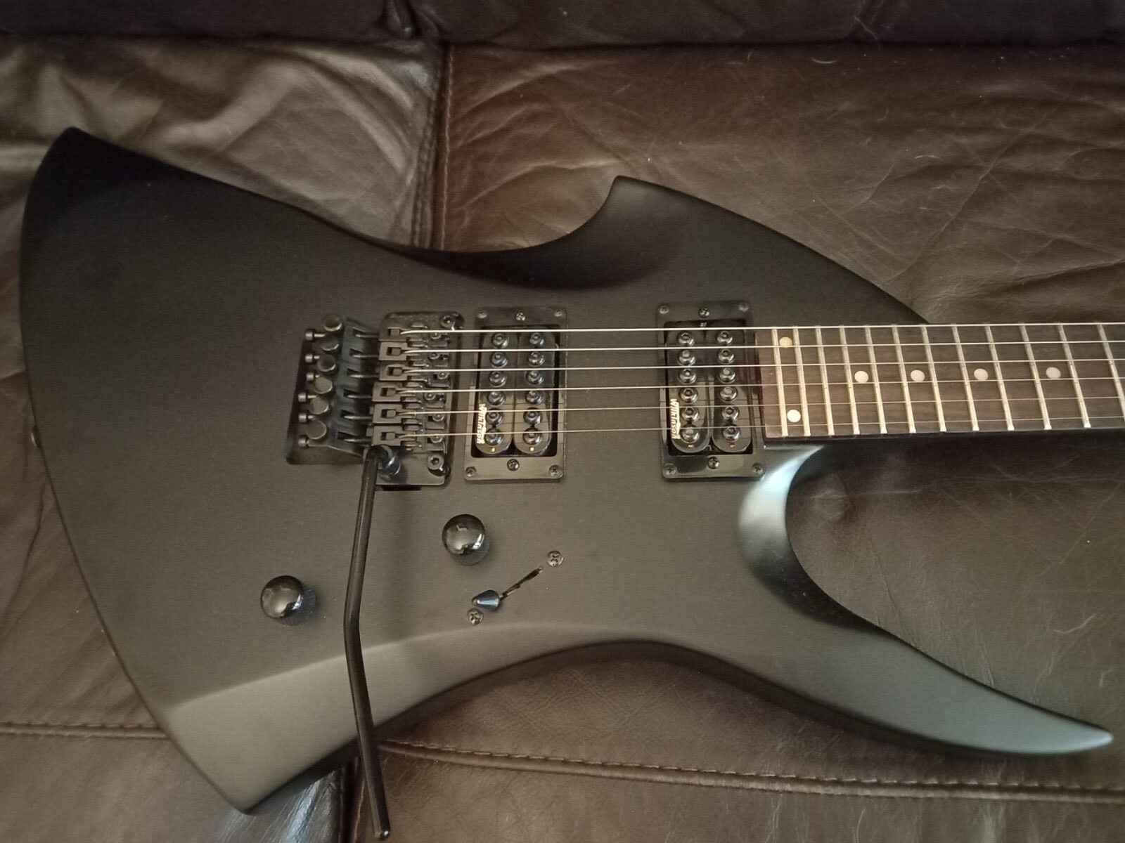 Vintage VMX Warp Electric Guitar Heavy Metal Explorer Floyd Rose