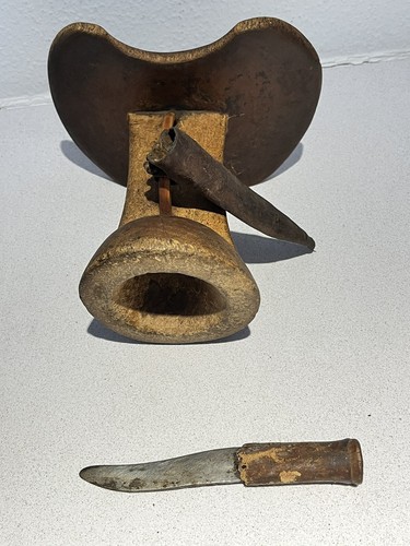 Äthiopische Bana Kopfstütze aus Holz - Bild 8 von 8