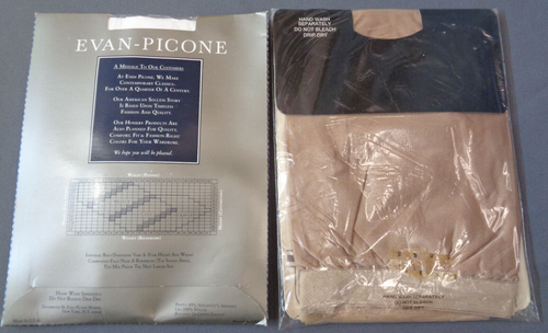 Vintage Pantyhose 6 Pair NIP Designer Tall Long Large Sz C Red Black Skin Tone - Picture 15 of 16