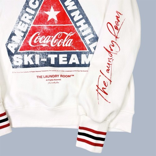 The Laundry Room Coca Cola American Downhill Ski Team Pullover Sweatshirt Large - Bild 5 von 6