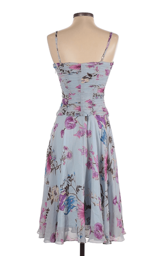 Vestido de seda floral Sue Wong - Imagen 2 de 4