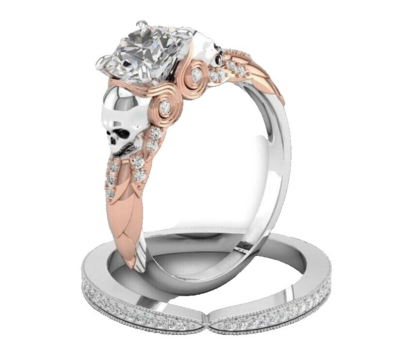 Esqueletos y calaveras Cubic Zirconia Anillos de Moda