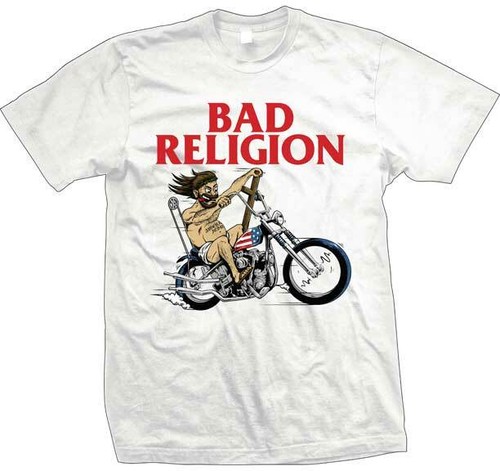 Camiseta Bad Religion American Jesus Hardcore Punk Rock Skate Banda de Música BR8249 - Imagen 1 de 3
