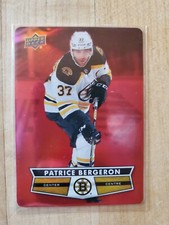 Patrice Bergeron Red Die Cut DC6 Tim Hortons Hockey Cards Upper Deck 2021-22