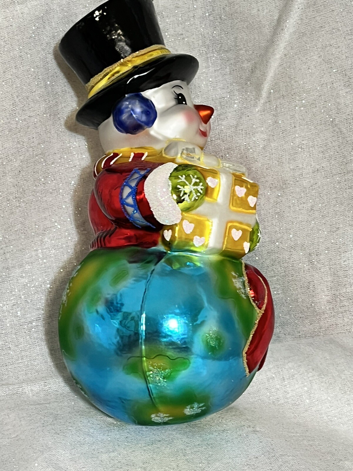 Christopher Radko Global Concern 2005 Snowman HandMade Ornament eBay