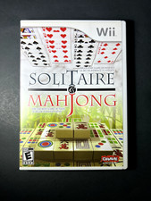 Solitaire & Mahjong (Nintendo Wii, 2010) – CIB, Tested & Authentic