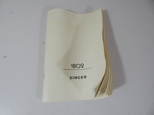 Singer Model 1802 Sewing Machine With All Cords and Manual *Parts or Repair* - Picture 10 of 10