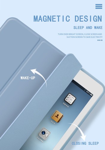 For iPad 5th 6th 7th 8th 9th Generation Case W/Pencil Holder Sleep/Wake Cover US - Picture 13 of 13