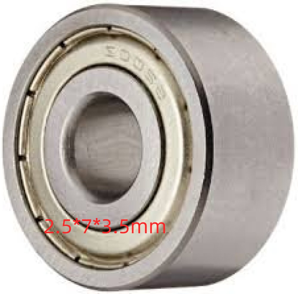 Uxcell 5pcs R4AZZ Deep Groove Ball Bearings 1/4" ID X 3/4" OD X 9