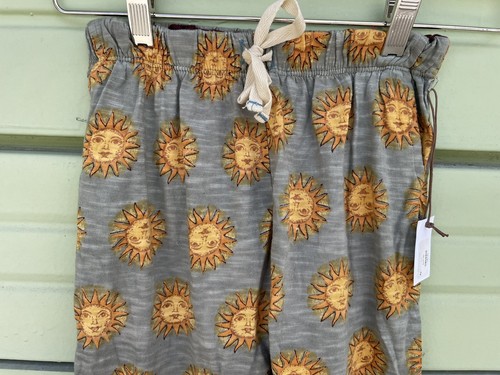 Blue Rooster Sun Printed James Pants Pajamas Elastic Waist size 4 Y 6170A - Picture 2 of 10