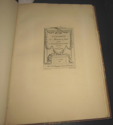 1881 Moreau le June Estampes pour le Monument du costume. 24 stampe. Dubouchet - Imagen 2 de 12