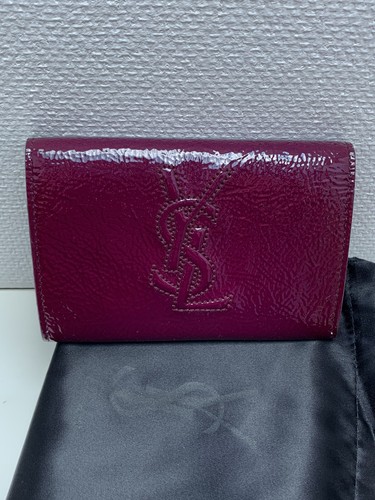 YSL Kartenetui Lackleder