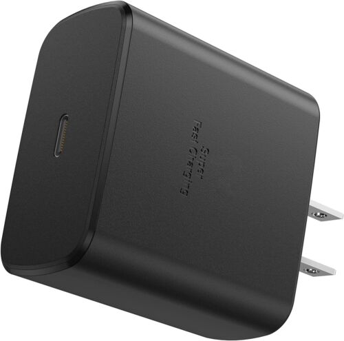 Chargeur mural 45 W bloc de charge super rapide type C pour Samsung Galaxy S23/S22/S21 - Photo 1/12