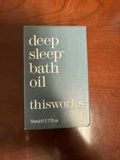 thisworks Deep Sleep Bath Oil Lavender Camomile 1.7 Fl Oz/50ml NIB