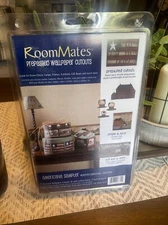 RoomMates Prepasted Wallpaper Cutouts Americana Sampler BNIP NEW