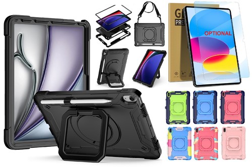 iPad 10. Generation Hülle 2022 10,9" Schutzhülle Robust + Schultergurt - Bild 1 von 39