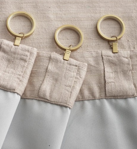 NWT! Quince Raw Silk Sand Blackout Curtains Set Of 2! 48"x108" (A13) - Picture 4 of 13