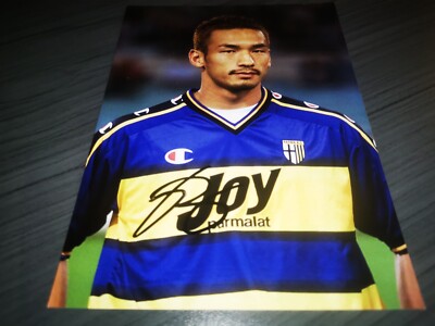 PARMA A.C【10 Hidetoshi Nakata】Santal XL Image of JAPANESE SOCCER STAR HIDETOSHI NAKATA SHOWS OFF HIS