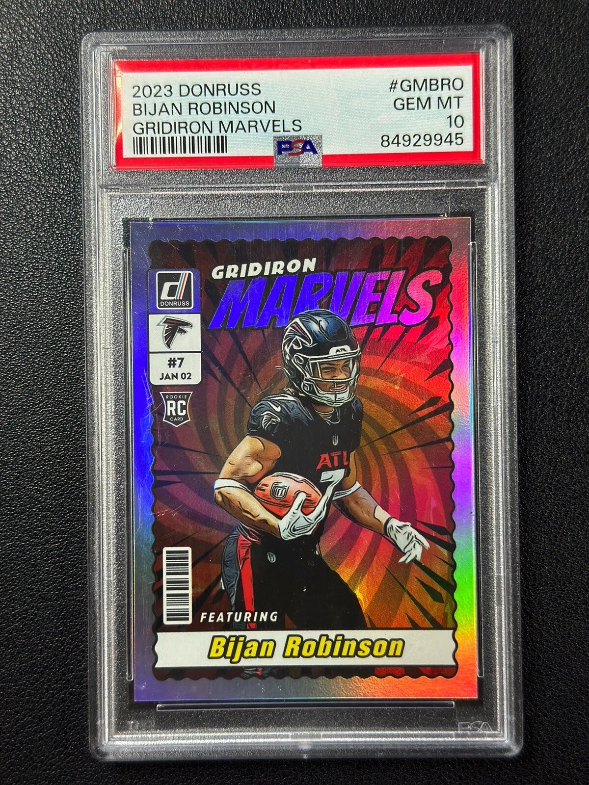 Bijan Robinson Panini Donruss Gridiron Marvels #GMBRO Base