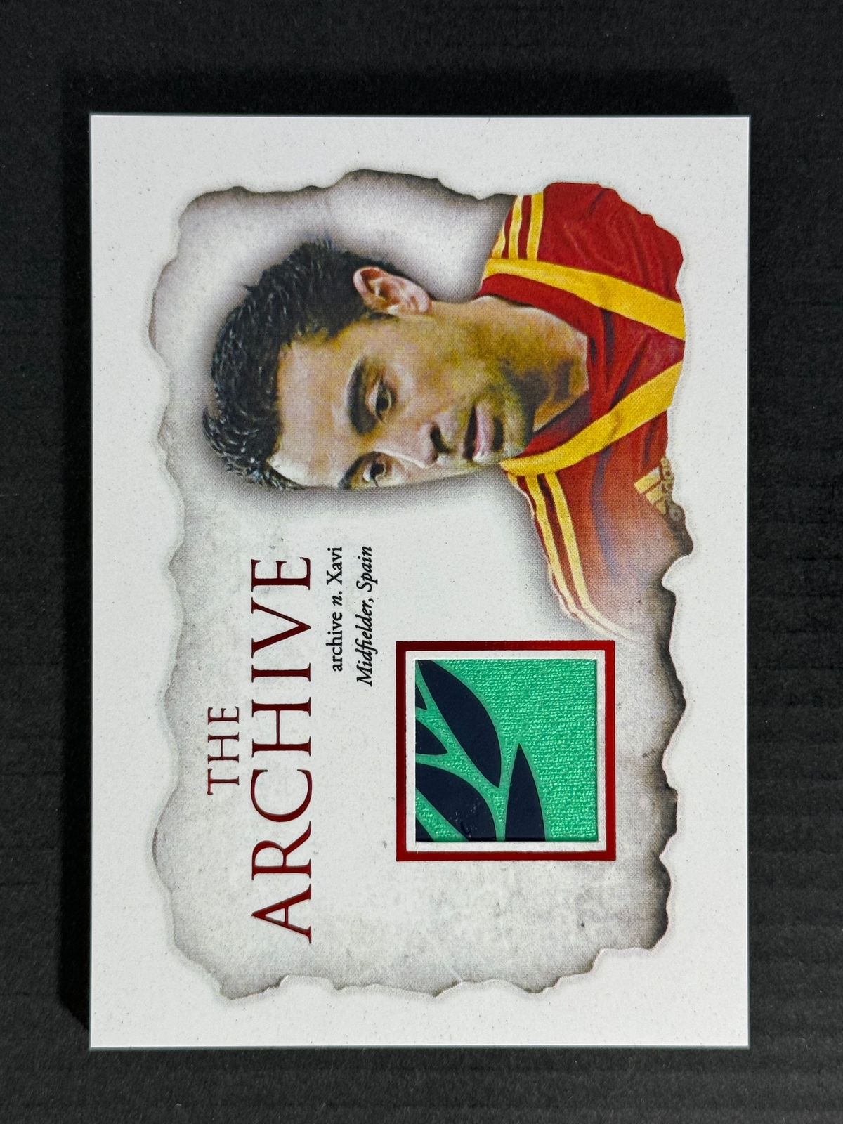 2024 Futera Unique Nostalgia Game Worn The Archive Ruby Xavi 02/05